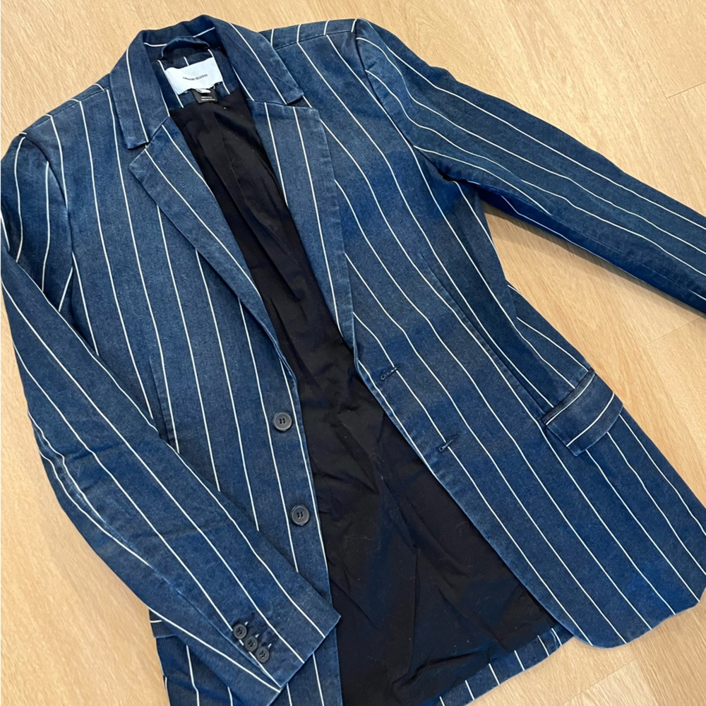Current Elliot pinstripe blazer